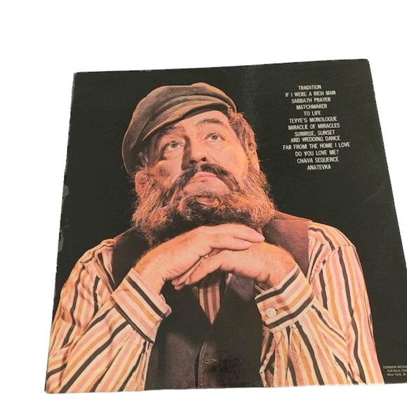 FIDDLER ON THE ROOF LONDON -LP Robert Merrill  - 1968 - Picture 7 of 10